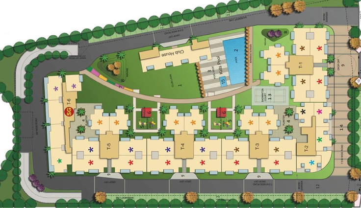 Master Plan of MCC Signature Heights in Raj Nagar Extension, Ghaziabad - Image 50403