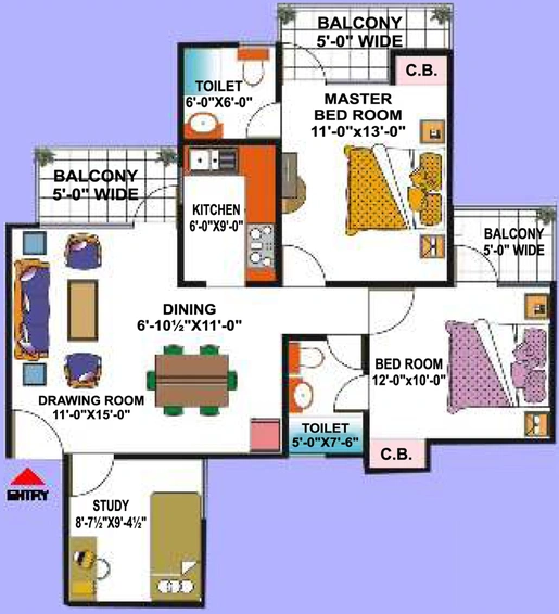 2 BHK Flat in Nipun Saffron Valley in GT Road, Ghaziabad - Image 318774