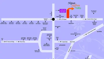 Location of Nipun Saffron Valley - Image 2838