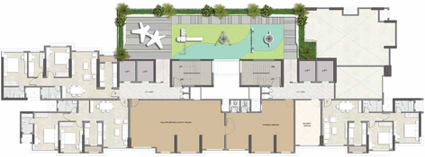 Floor Plan of Kalpataru Bliss in Santacruz East, Mumbai - Image 12790