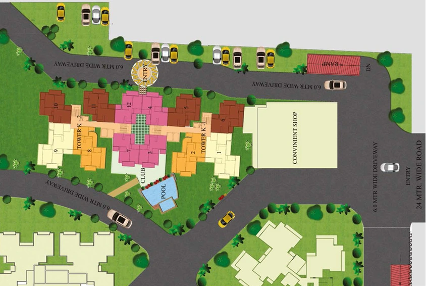 Master Plan of Parakh The Golden Gate in NH 24, Ghaziabad - Image 2858