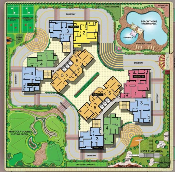 Master Plan of The Vasundhara Grand in Vasundhara, Ghaziabad - Image 50513