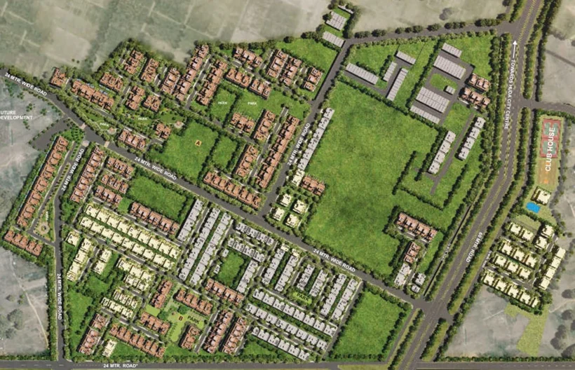 Master Plan of Anant Estate Floor in Sector 63A, Gurgaon - Image 8333