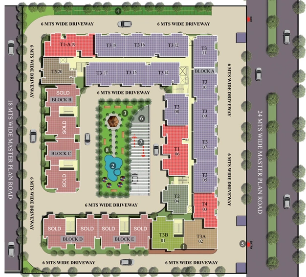 Master Plan of Milan Earth in Raj Nagar Extension, Ghaziabad - Image 50519
