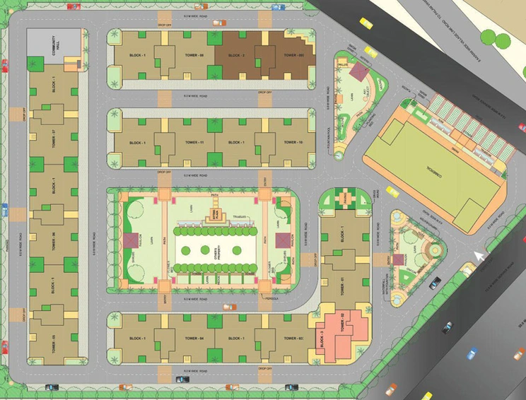 Master Plan of Lotus Homz in Sector 111, Gurgaon - Image 82280
