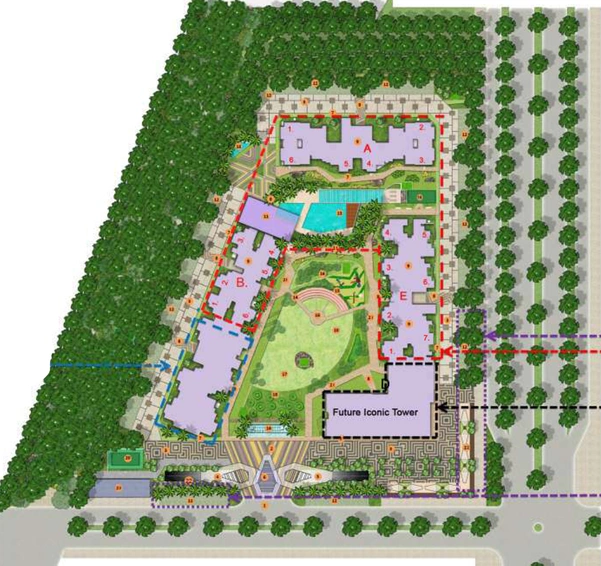 Master Plan of T Homes in Siddhartha Vihar, Ghaziabad - Image 2887