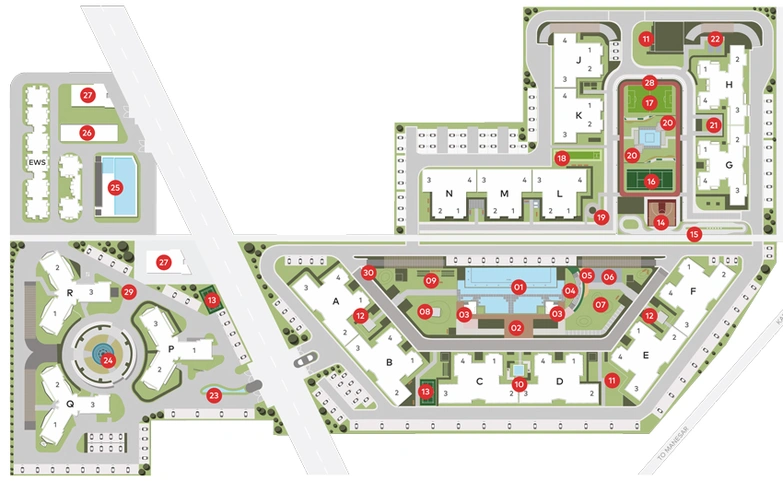 Master Plan of Tarc Maceo in Sector 91, Gurgaon - Image 84364
