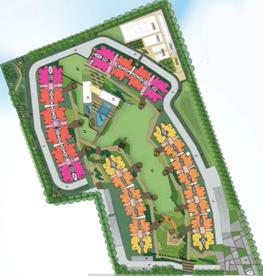 Master Plan of Umang Winter Hills in Sector 77, Gurgaon - Image 3105