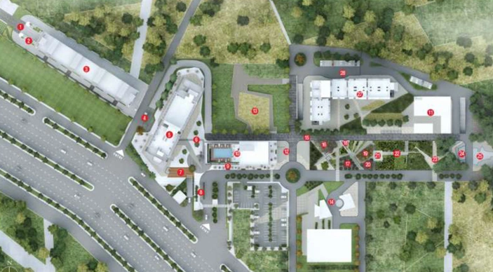 Master Plan of Viridian The Plaza 106 in Sector 106, Gurgaon - Image 23725