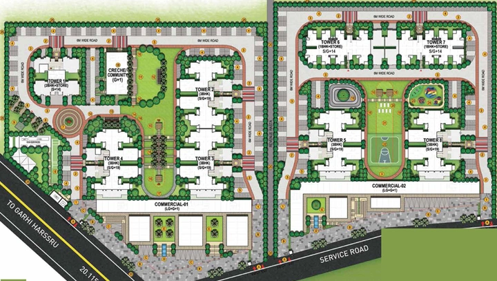 Master Plan of Signature Imperial in Sector 88A, Gurgaon - Image 3056
