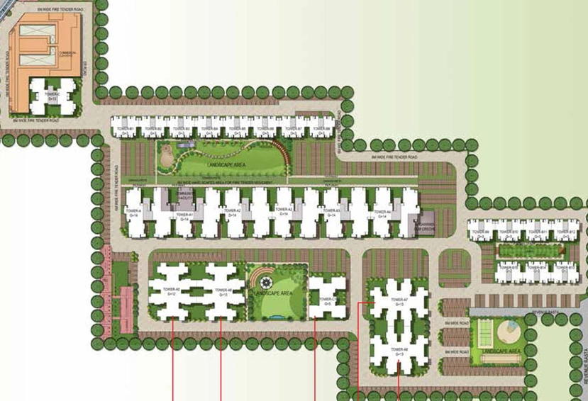 Master Plan of Signature Solera in Sector 107, Gurgaon - Image 96369