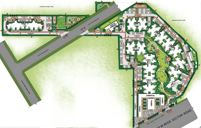 Master Plan of Signature Superbia in Sector 95, Gurgaon - Image 96387