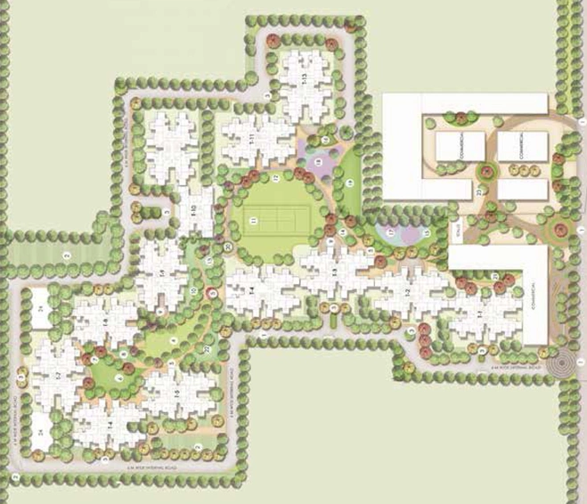 Master Plan of Signature The Serenas in Sohna Road, Gurgaon - Image 3011
