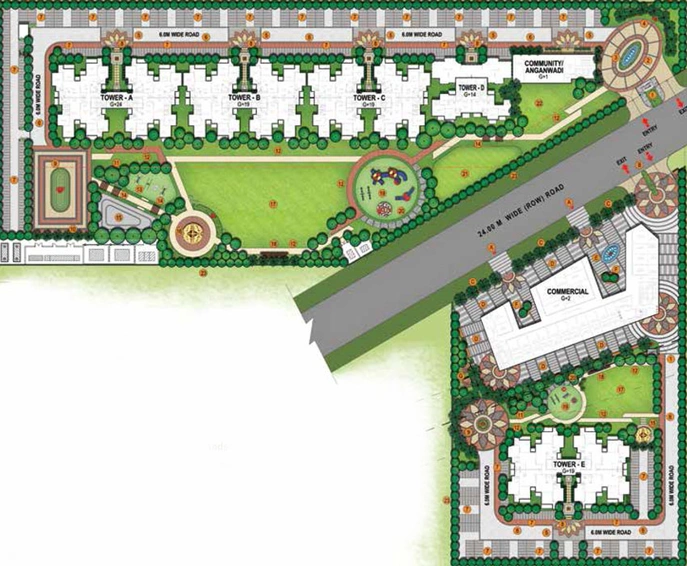 Master Plan of Signature Aspire in Sector 95, Gurgaon - Image 49832