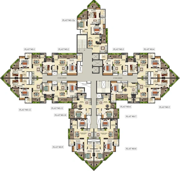 Floor Plan of SG Benefit in Govindpuram, Ghaziabad - Image 2972