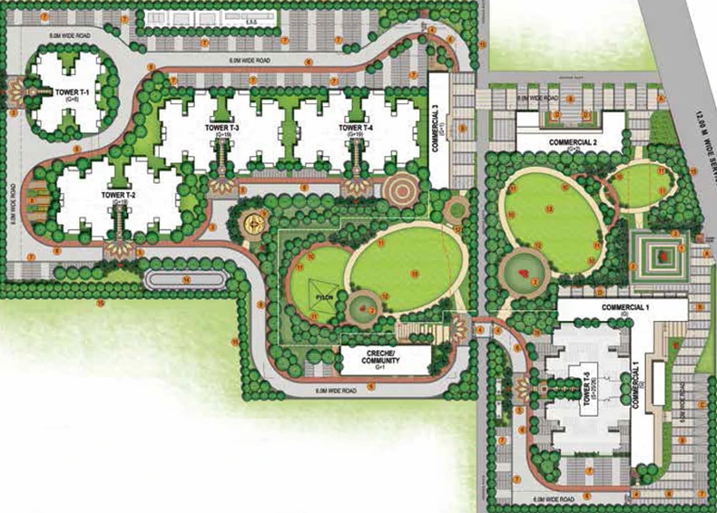 Master Plan of Signature Global Proxima 1 in Sector 89, Gurgaon - Image 3003