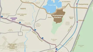 Location of Hiranandani Castle Rock - Image 13013