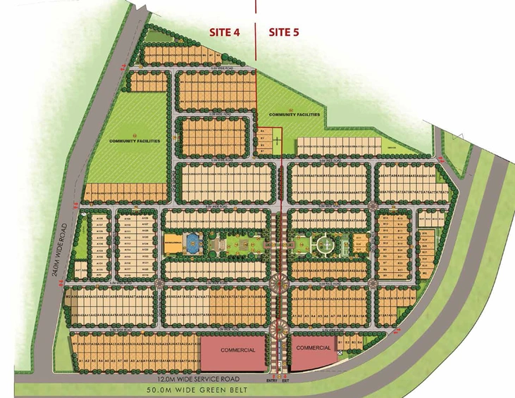 Master Plan of Signature Global Park in Sohna Road, Gurgaon - Image 84668