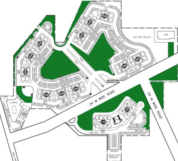 Master Plan of DLF New Town Heights 2 in Sector 86, Gurgaon - Image 8456