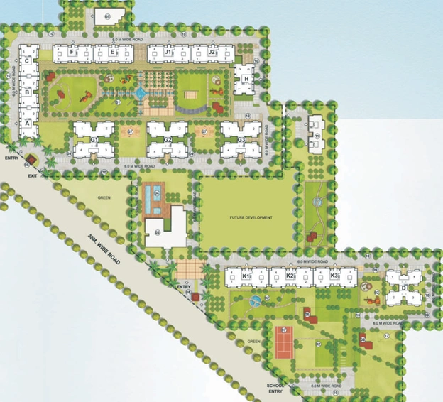 Master Plan of Indiabulls Centrum Park in Sector 103, Gurgaon - Image 8442