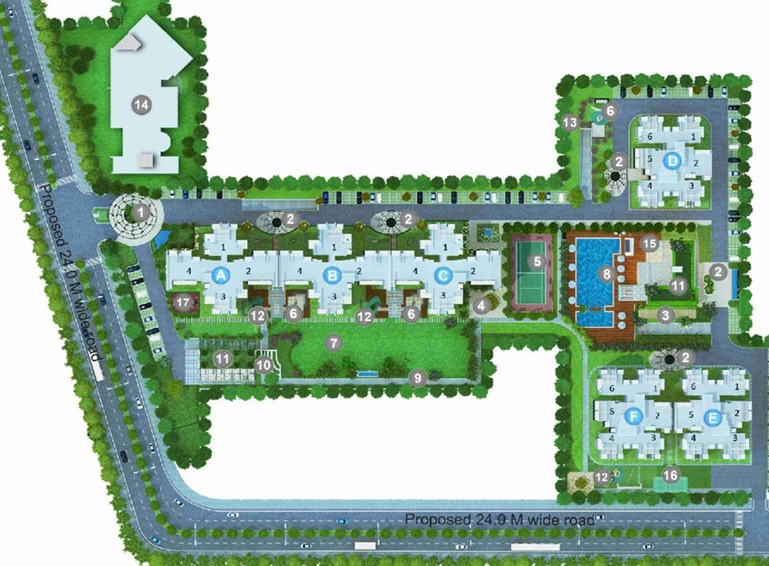 Master Plan of Godrej Aria in Sector 79, Gurgaon - Image 8471