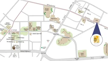 Location of Unitech Vistas Phase 2 - Image 8525