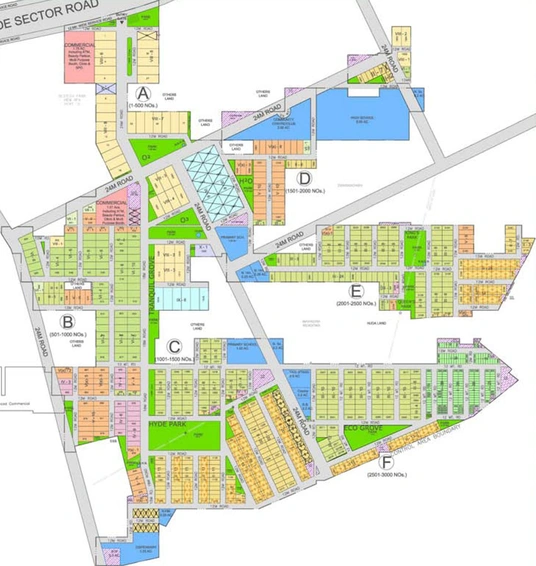Master Plan of Ansal API Esencia in Sector 67, Gurgaon - Image 23715