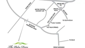 Location of Emaar The Palm Drive - Image 8554
