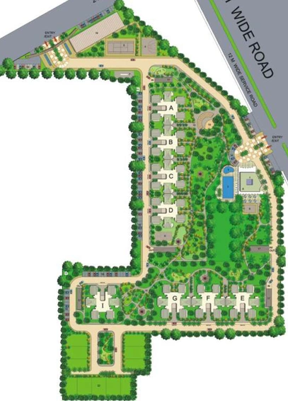 Master Plan of Bestech Park View Ananda in Sector 81, Gurgaon - Image 50276