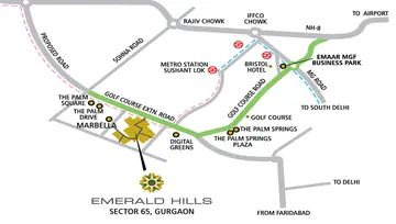 Location of Emaar Emerald Floors Select - Image 23676