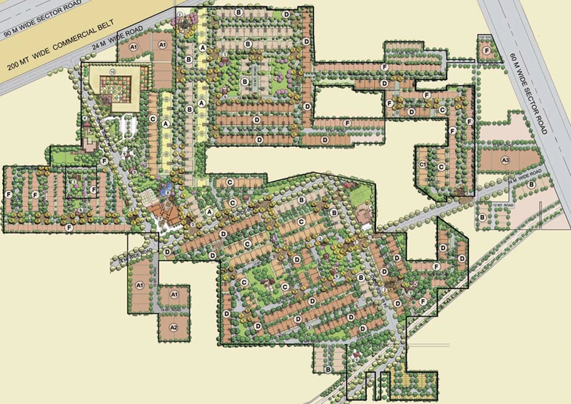 Master Plan of Emaar Emerald Floors Select in Sector 65, Gurgaon - Image 23677