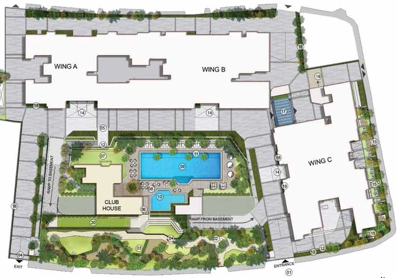 Master Plan of Kalpataru Magnus in Bandra East, Mumbai - Image 13256