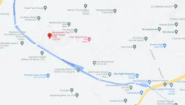 Location of Ramprastha The Edge Tower - Image 8692