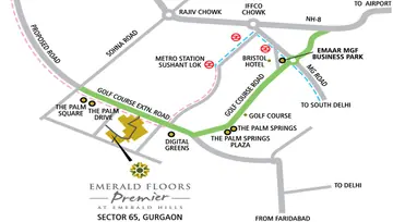 Location of Emaar Floors Premier - Image 8264