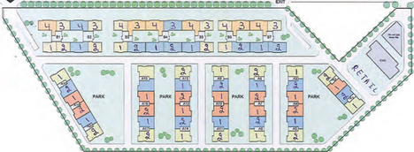 Floor Plan of Vatika City Homes in Sector 83, Gurgaon - Image 50317