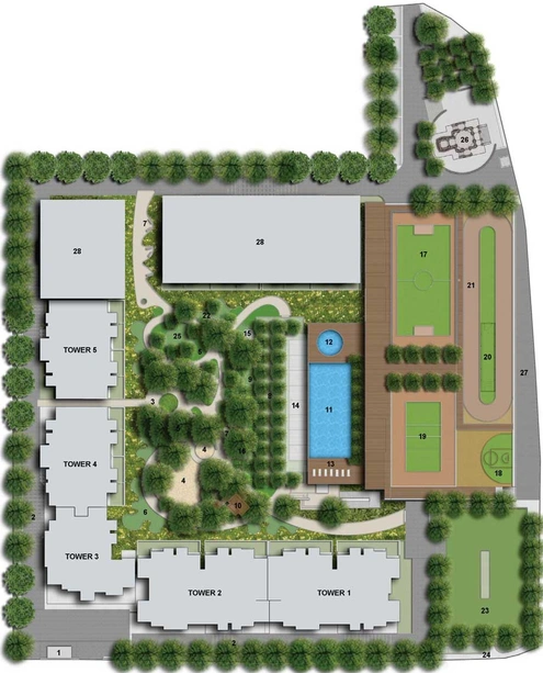 Master Plan of Lodha Woods in Kandivali East, Mumbai - Image 13334