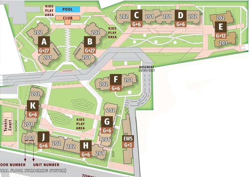Master Plan of Vatika Sovereign Next in Sector 82A, Gurgaon - Image 50343