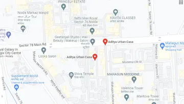 Location of Aditya Urban Casa - Image 52302