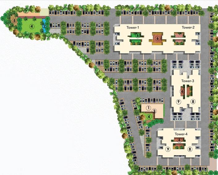 Master Plan of Levana Bliss Delight in Sushant Golf City, Lucknow - Image 3511