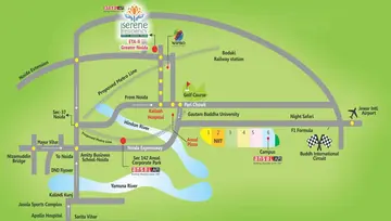 Location of Sushant Serene Residency - Image 56253