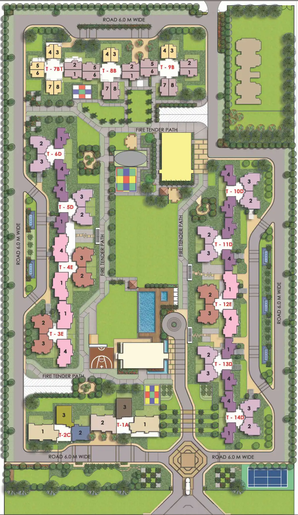 Master Plan of Sushant Serene Residency in Eta II, Greater Noida - Image 56255