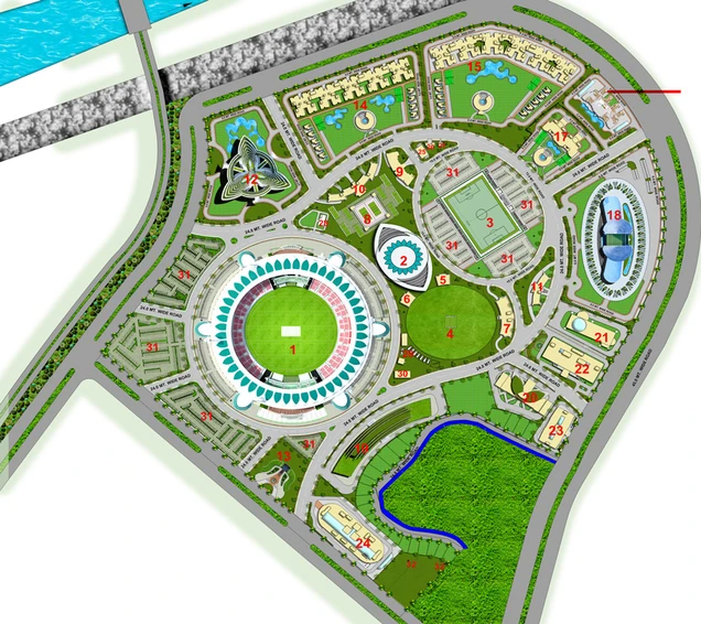 Master Plan of Ontario - Ekana Sportz City in Gomti Nagar Extension, Lucknow - Image 3529