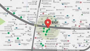 Location of M3M Skycity - Image 3402
