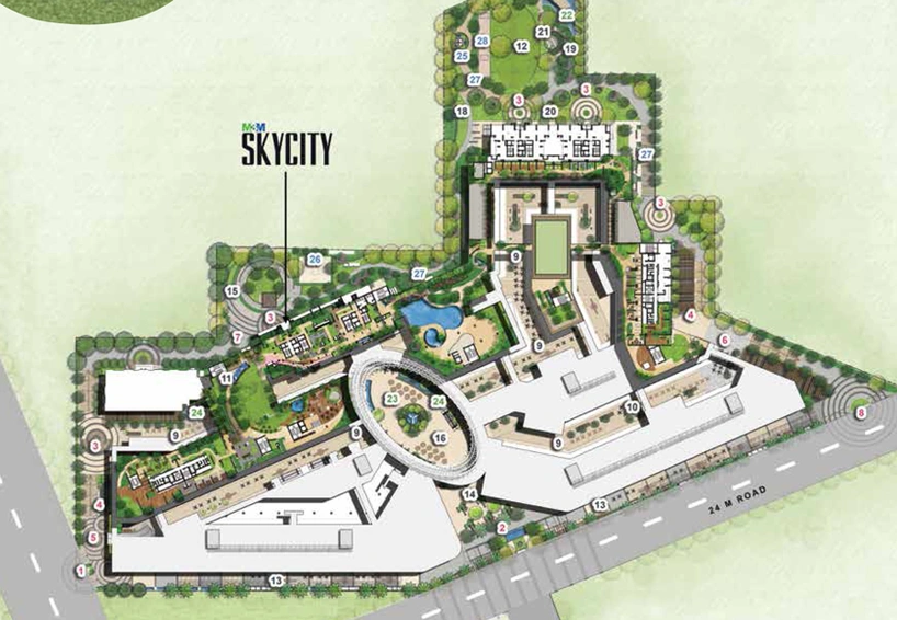 Master Plan of M3M Skycity in Sector 65, Gurgaon - Image 3403