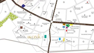 Location of M3M Ikonic - Image 3420