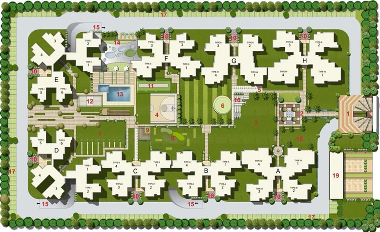 Master Plan of HR Elite Homz in Sector 77, Noida - Image 106815