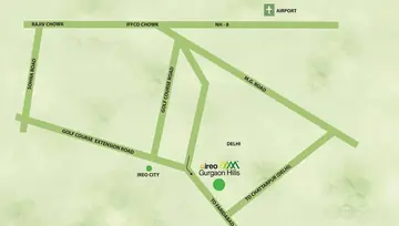 Location of Ireo Gurgaon Hills - Image 3375