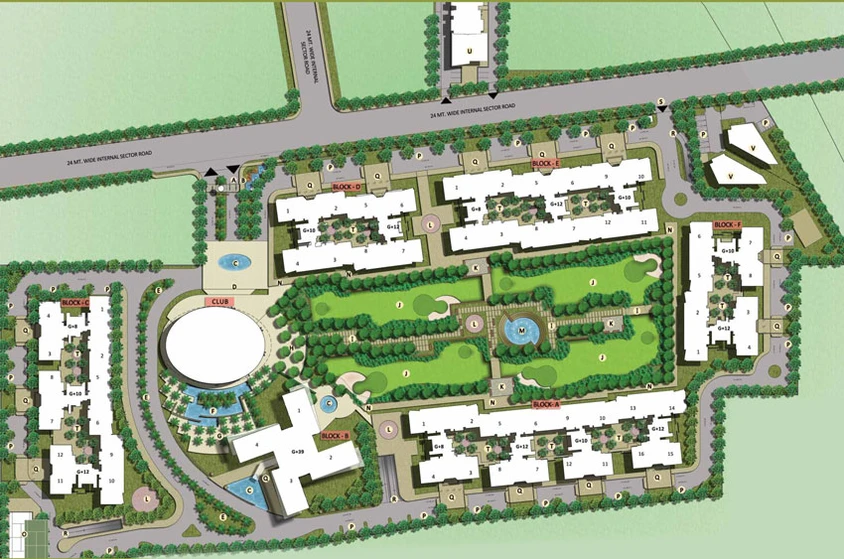 Master Plan of Ireo Skyon in Sector 60, Gurgaon - Image 50424