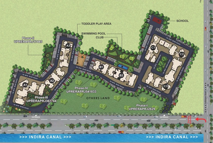 Master Plan of Excella Kutumb in Sultanpur Road, Lucknow - Image 116553