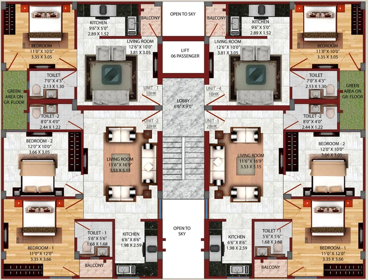 Master Plan of Investors Aashiyana Mansion in Sector 10, Greater Noida - Image 56262